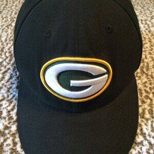 Green Bay Packers Fitted NFL New Era 7 1/2 Black